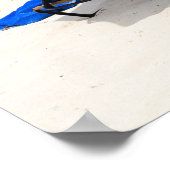 Poster Sable blanc vert (Coin)
