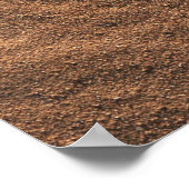 Poster Sable Brown avec eau en journée (Coin)