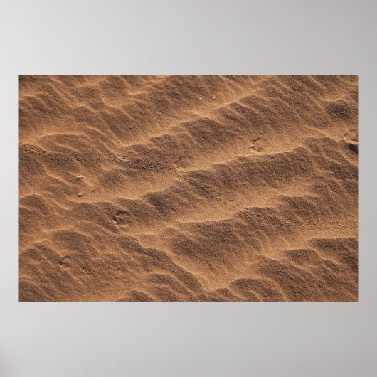 Poster Sable Brown avec eau en journée (Devant)