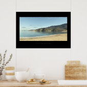 Poster sable de mer et soleil (Cuisine)