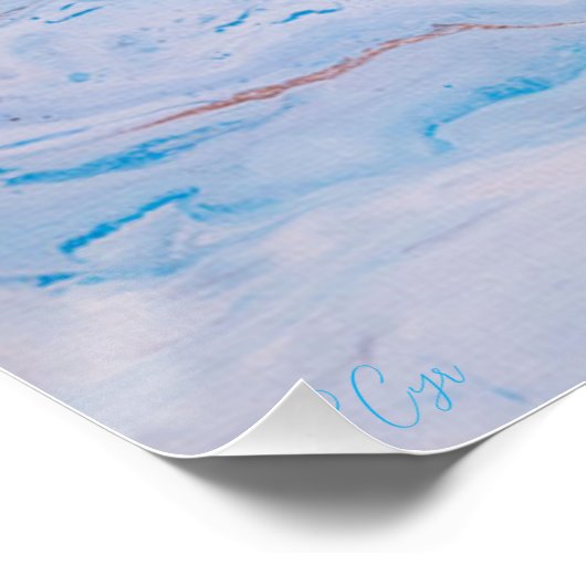 Poster Sable et mer (Coin)