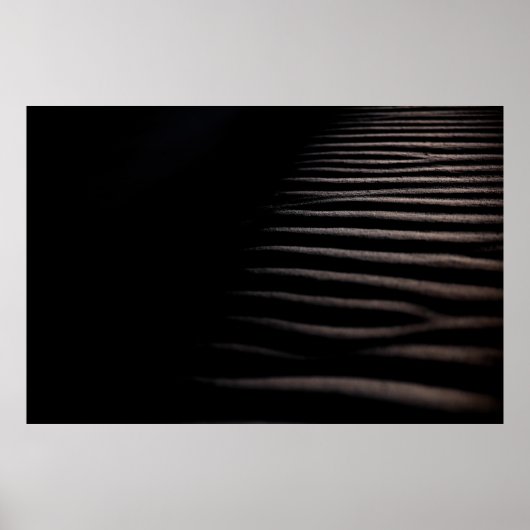 POSTER SABLE GRIS EN PHOTOGRAPHIE CHIAROSCURO (Devant)