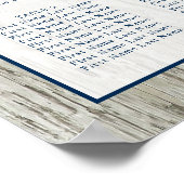 Poster Sable rustique Dollar Mariage de poisson d'étoile (Coin)