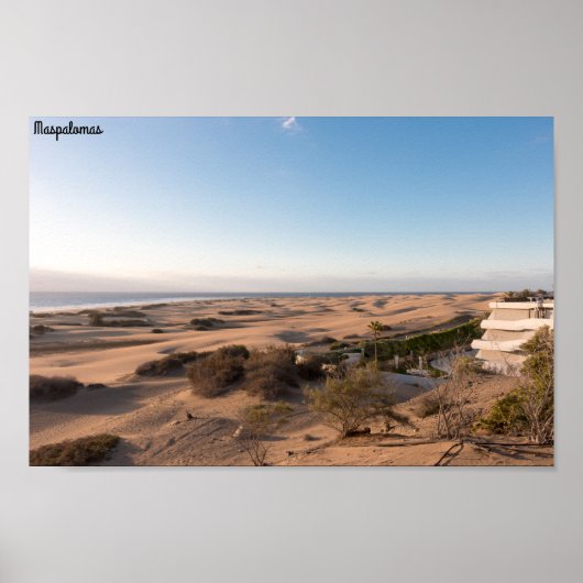 Poster Sables de Maspalomas (Devant)