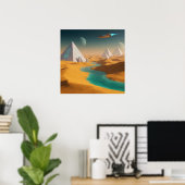 Poster Sables désertiques (Bureau à domicile)