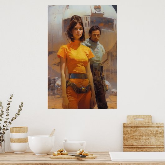 Poster Sables rouges (Cuisine)