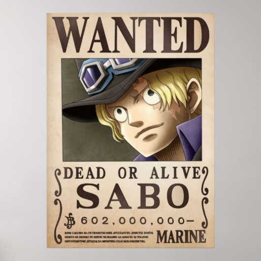 Poster Sabo voulait (Devant)