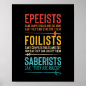 Poster Sabot épee saber épee (Devant)