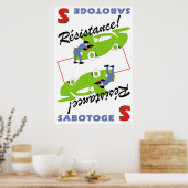 Poster Sabotoge (Cuisine)