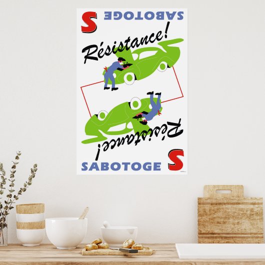 Poster Sabotoge (Cuisine)