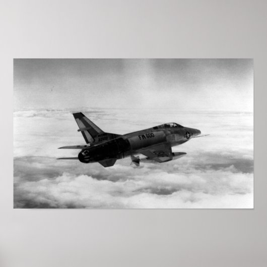 Poster Sabre F-100 superbe (Devant)