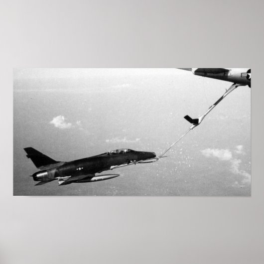 Poster Sabre F-100 superbe (Devant)