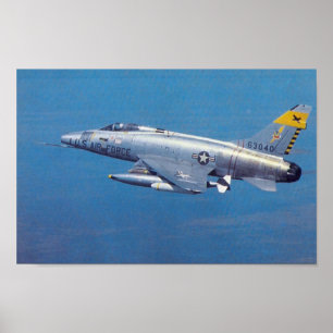 Poster Sabre F-100 superbe