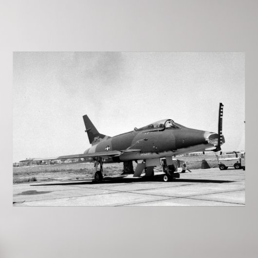 Poster Sabre F-100 superbe (Devant)