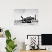 Poster Sabre F-100 superbe (Bureau à domicile)