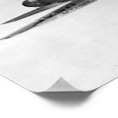 Poster Sabre F-100 superbe (Coin)