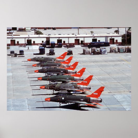 Poster Sabres F-100 superbes (Devant)