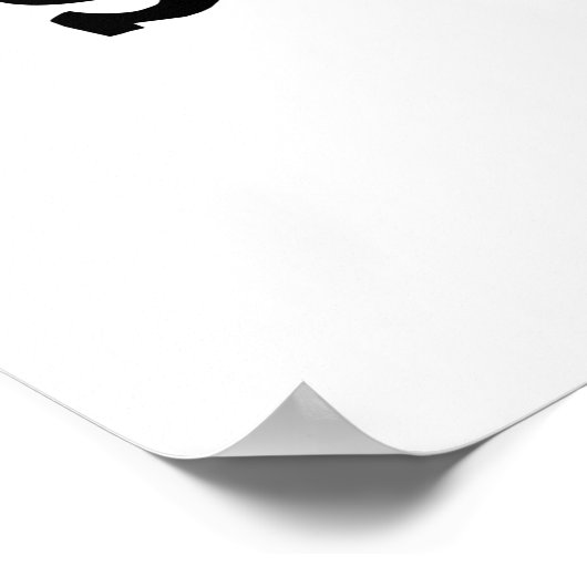 Poster Sac à couchage amusant Pun à sac en papier (Coin)