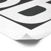 Poster Sac cabas d'affiche de danseur (Coin)