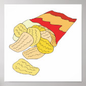 Poster sac de chips (Devant)