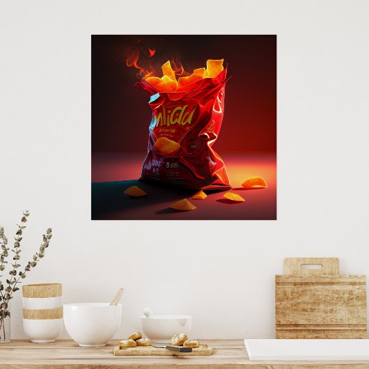 Poster sac de puces (Cuisine)