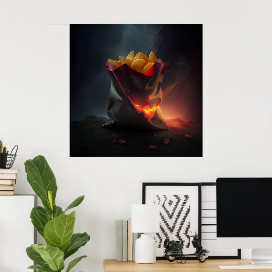 Poster sac de puces (Bureau à domicile)