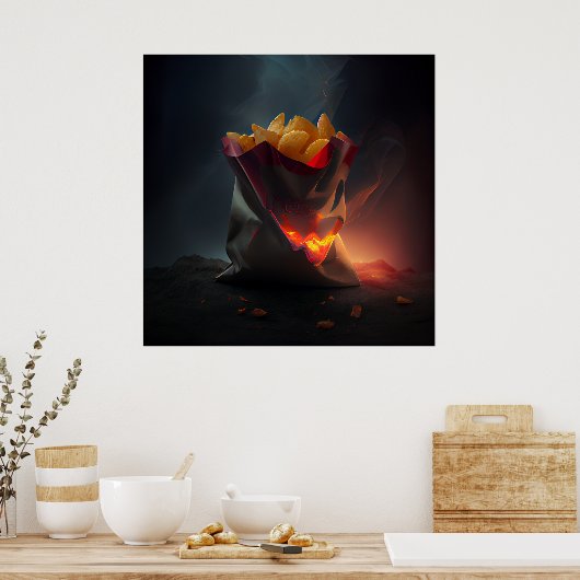 Poster sac de puces (Cuisine)