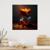 Poster sac de puces (Cuisine)