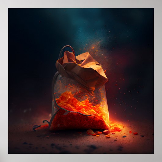 Poster sac de puces (Devant)