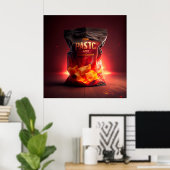 Poster sac de puces (Bureau à domicile)