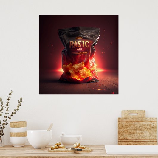 Poster sac de puces (Cuisine)