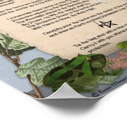 POSTER SACHE DE PROTECTION (Coin)