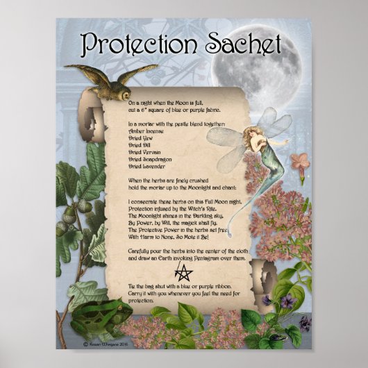 POSTER SACHE DE PROTECTION (Devant)