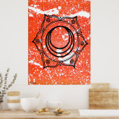 Poster Sacral Chakra (Cuisine)