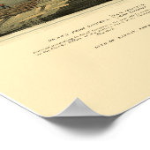 Poster Sacramento, CA Carte panoramique - 1850 (Coin)