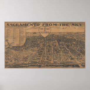 Poster Sacramento De L'Affiche Sky