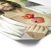 Poster Sacré-Coeur de Jésus. (Coin)