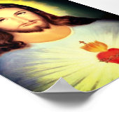Poster Sacré Coeur de Jésus (Coin)