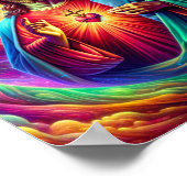 Poster Sacré Coeur de Jésus (Coin)