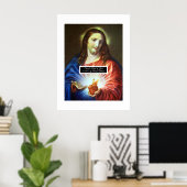 Poster Sacré Coeur de Jésus (Bureau à domicile)
