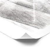 Poster Sacré Coeur de Jésus, Dessin de Jenny McLaughlin (Coin)