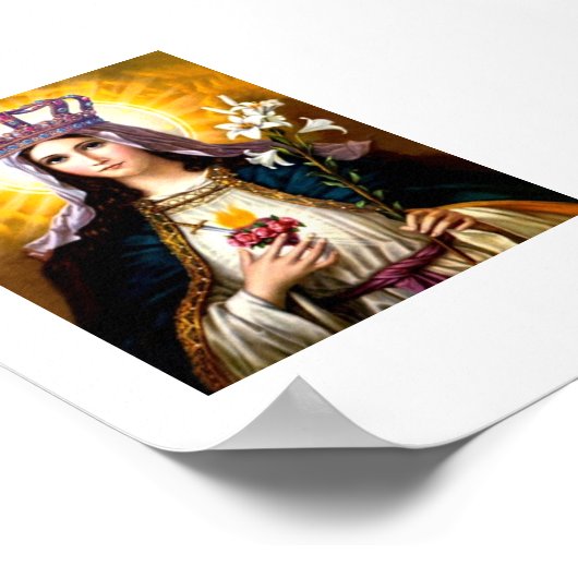 Poster Sacré Coeur de Marie (Coin)