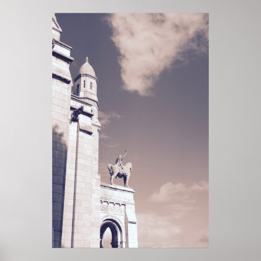 Poster Sacré-Cœur de Montmartre Paris Sacre Coeur (Devant)