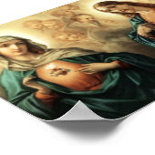 Poster Sacré-Coeur & Immaculée Coeur Imprimer (Coin)