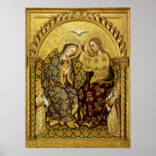 Poster Sacre de la Vierge par Gentile Da Fabriano