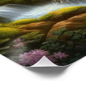 Poster Sacré Krishna Traditionnel Gopinath Flûte Art (Coin)