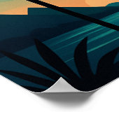 Poster Sacré Sobek Nil Gardien Pyramides (Coin)