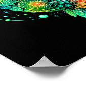 Poster Sacred Geometry Hummingbird Mystic Celestial Desig (Coin)