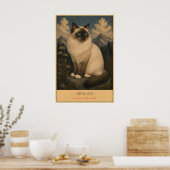 Poster Sacred Grace: Birman Cat (Cuisine)