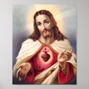 Poster Sacred Heart Of Jesus